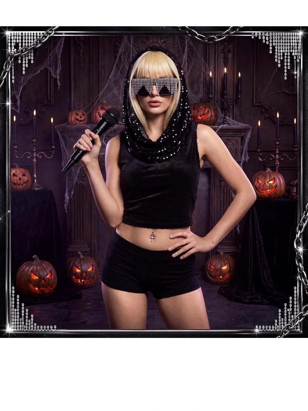 Hannah Montana Pop Star Costume Accessories Set